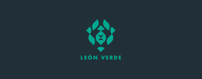 Leon Verde Lion Logo Design Examples