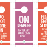 Designer’s Life:15 Witty and Genuine Door Tags for all Designers