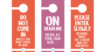 Designer’s Life:15 Witty and Genuine Door Tags for all Designers