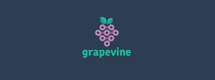 Grapevine Fruit Logo Design