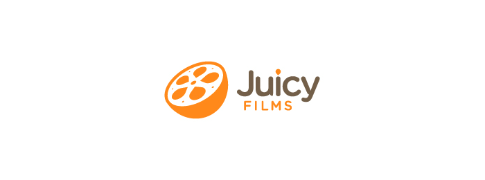 Juicy Films Fruit Logo Design