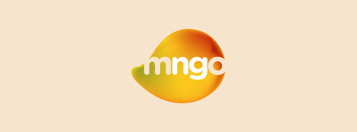 Mango Mngo Fruit Logo Design
