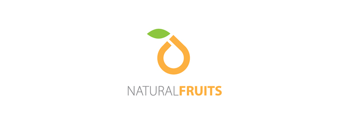 Natural Fruit Logo Design