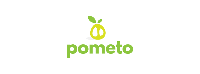 Pometo Fruit Logo Design