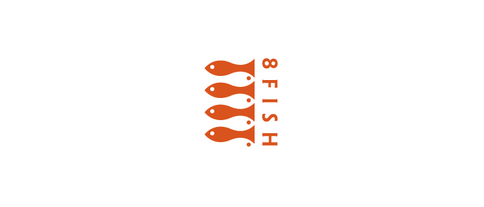 8 Fish Logo Design by Jerron