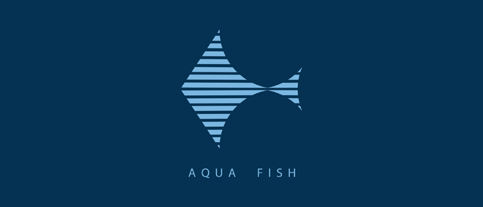 Aqua Fish Logo Design by Fayez Alahmari