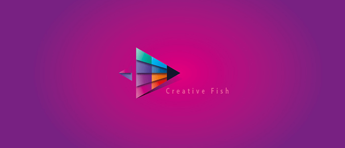 Creative Fish Logo Design by Lea Marie Christiansen