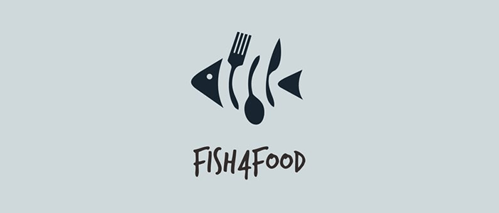 Fish 4 Food Logo Design