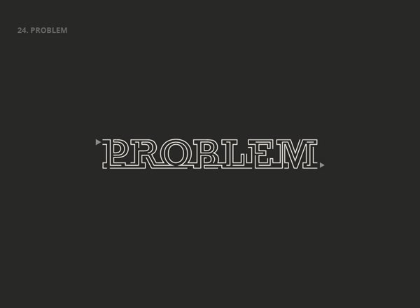 PROBLEM - Best Clever Logos of Common Words in English Nouns