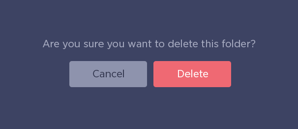 UI Examples of Delete Button