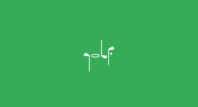 Minimal Golf Sports Logo Design