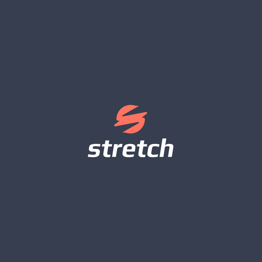 Stretch Minimal Sports Logo Design