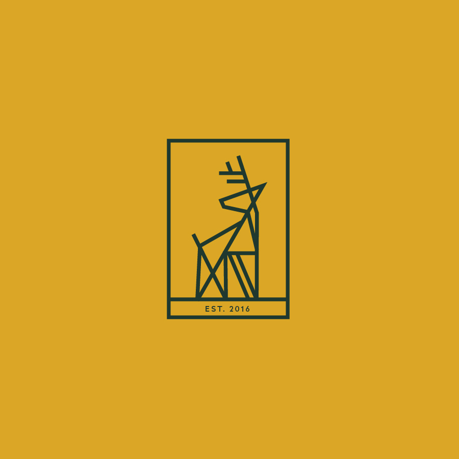 Minimal Daring Deer Sports Logo Design