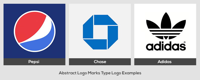 Abstract Logo Marks Type Logo Examples Pepsi Adidas Chase