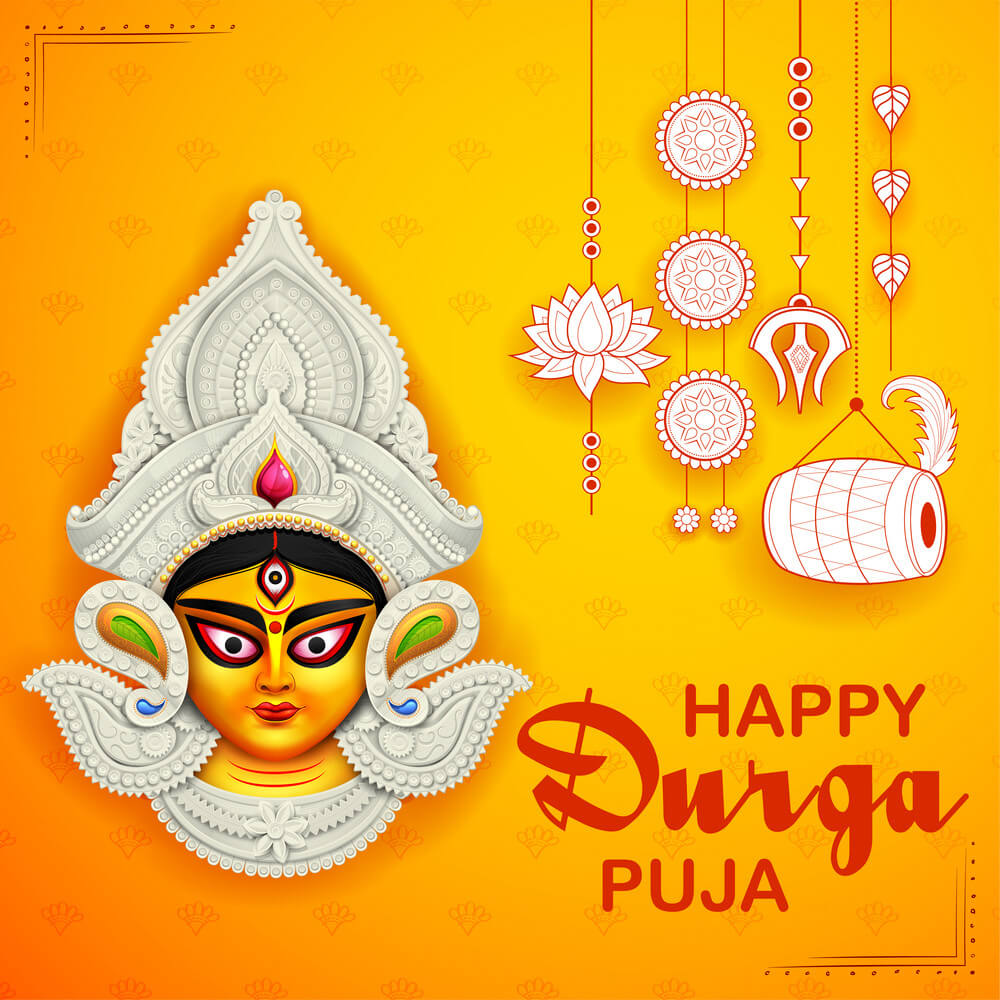 Happy Durga Puja Whatsapp Profile Pic