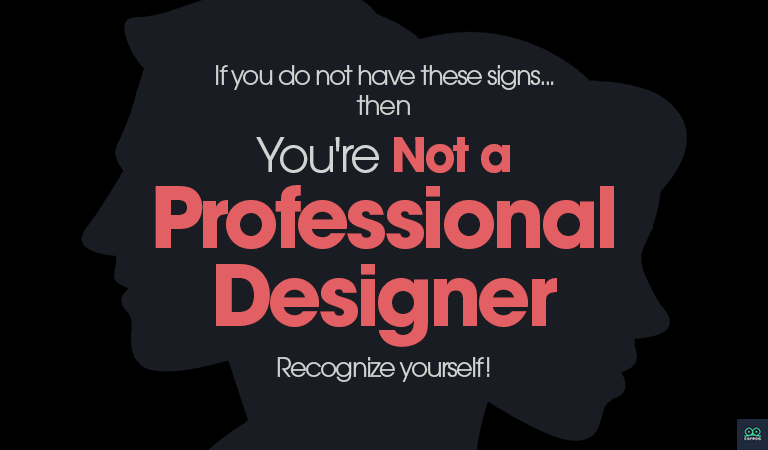 Recognize yourself as a professional graphic designer