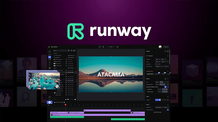 Runway ML – AI for Motion Graphics & Video Editing